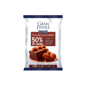 Chocolate em Pó Solúvel Gran Finale 50% Cacau 1kg - Fleischmann 
