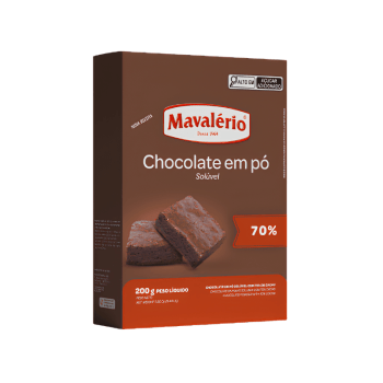 Chocolate em Pó 70% Cacau 200g - Mavalério 