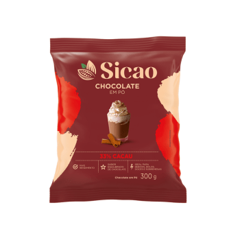 Chocolate em Pó Sicao 33% Cacau 300g