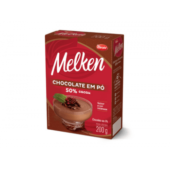 Chocolate em Pó Melken 50% Cacau 200g - Harald