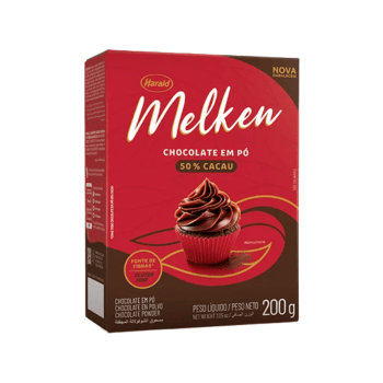 Chocolate em Pó Melken 50% Cacau 200g - Harald