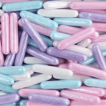 Confeito Comestível Rods Colorido 100g - Allonsy 