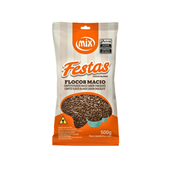 Granulado Flocos Macio Chocolate 500g - Mix