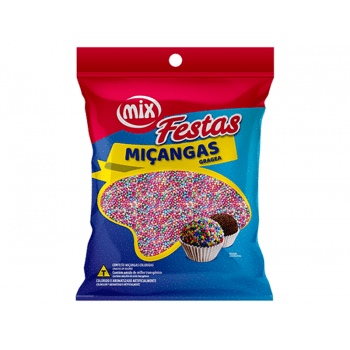 Confeito Miçangas Candy Colors 500g - Mix