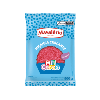 Confeito Miçanga N0 Rosa 500g