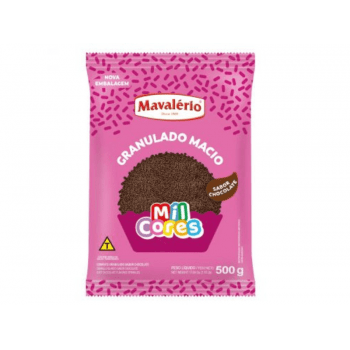 Granulado Macio Chocolate 500g - Mavalério 
