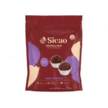 Granulado Sicao Macio Chocolate Meio Amargo 37% Cacau 1,01kg