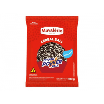 Choco Power Micro Ball Chocolate ao Leite e Branco 500g - Mavalério