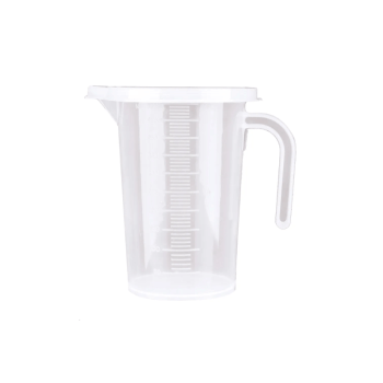 Copo Medidor com Tampa de Plástico Transparente 500ml - Allonsy 