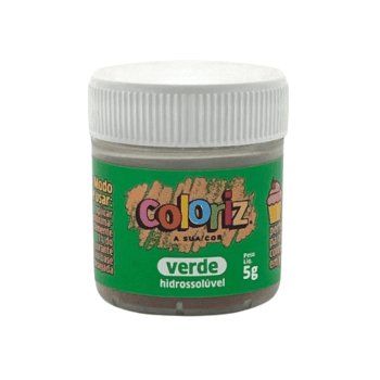 Corante em Pó Hidrossolúvel Verde 5g Coloriz - Gran Chef