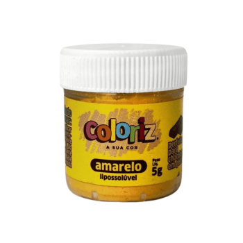 Corante em Pó Lipossolúvel Amarelo 5g Coloriz - Gran Chef