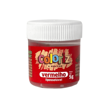 Corante em Pó Lipossolúvel Vermelho 5g Coloriz - Gran Chef