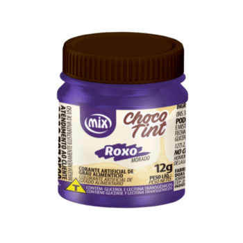 Corante Gel para Chocolate Roxo 12g - Mix