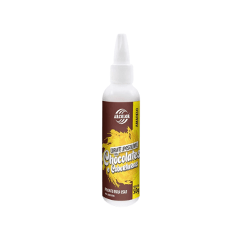 Corante Lipossolúvel p/ Chocolate/cobertura Amarelo 50g - Arcólor