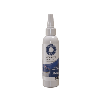 Corante Soft Gel Azul Marinho 60 ml - Mago 