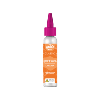 Corante Soft Gel Laranja Classic 25g - Mix