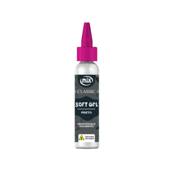 Corante Soft Gel Preto Classic 25g - Mix