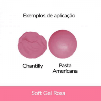 Corante Soft Gel Rosa 25g - Fab!