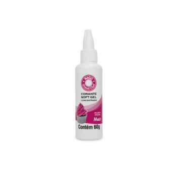 Corante Soft Gel Rosa Pink 60 ml - Mago 