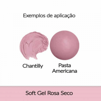 Corante Soft Gel Rosa Seco 25g - Fab!