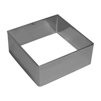 Cortador Inox Quadrado 4x4 cm - RR Cortadores