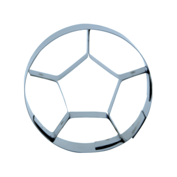 Cortador Inox Bola de Futebol 10 cm - Prime Chef