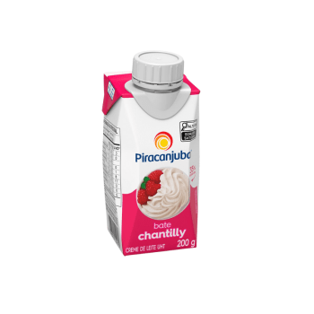 Creme de Leite Bate Chantilly 35% de Gordura 200ml - Piracanjuba