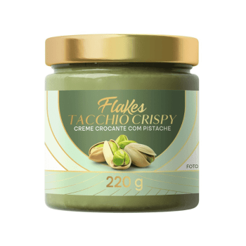 Creme Flakes Crispy Pistache Crocante 220g - Gustosía
