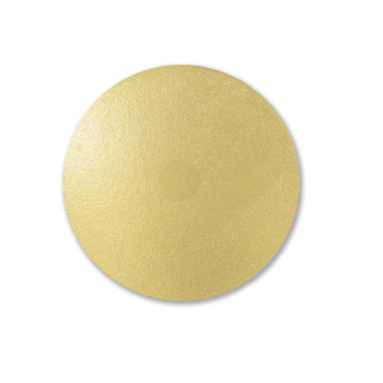 Disco Laminado para Bolos e Tortas Redondo 23 cm - Ouro Liso - Ultrafest 