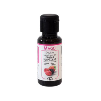 Emulsão Saborizante de Frutas Vermelhas 18ml - Mago
