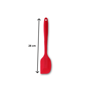 Espátula de Silicone Vermelha Curva Grande ES5 - Prime Chef