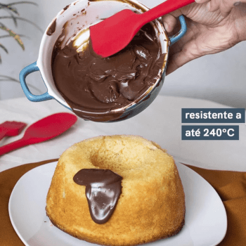 Espátula de Silicone Vermelha Funda ES6 - Prime Chef