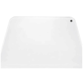 Espátula Raspadora de Plástico Branca 25,3x14,3x0,7 cm - Allonsy 