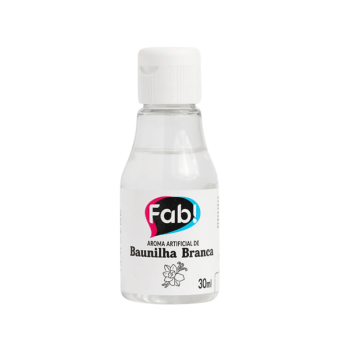 Essência de Baunilha Branca 30ml - Fab!