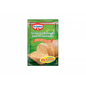 Fermento Biológico Seco Instantâneo 10g - Dr. Oetker