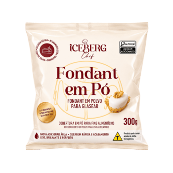 Fondant em Pó Para Coberturas 300g - Iceberg 