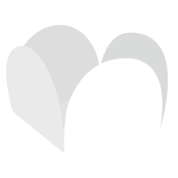 Forma para Doces Caixeta Branco 7 cm c/ 25 unidades - Ultrafest