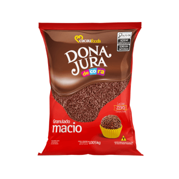 Granulado Chocolate 1,005 kg - Cacau Foods 