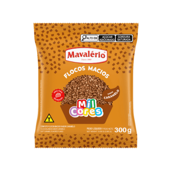 Granulado Flocos de Caramelo 300g - Mavalério