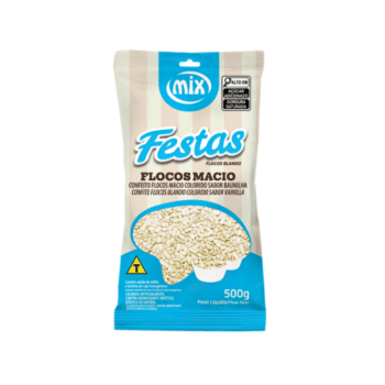 Granulado Flocos Macio Branco Creme Mix 500g – Mix
