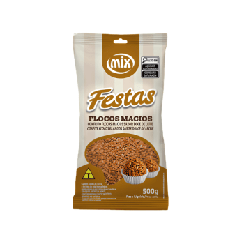 Granulado Flocos Macio Doce de Leite 500g - Mix