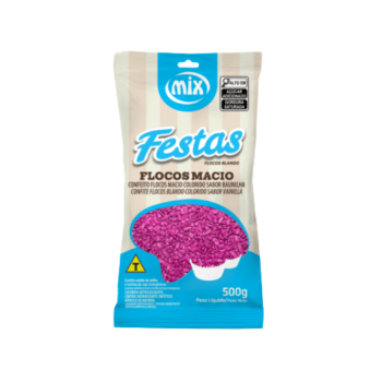 Granulado Flocos Macio Rosa Mix 500g – Mix
