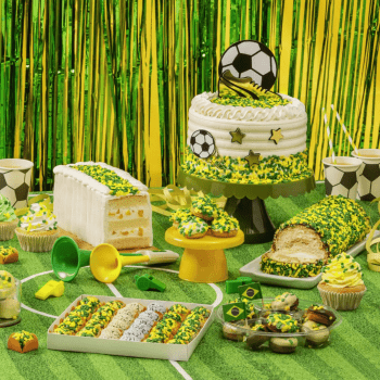 Granulado Harald Top Confeité Verde Amarelo Chocolate branco 400g Granulado Harald Top Confeité Verde Amarelo Chocolate branco 400g