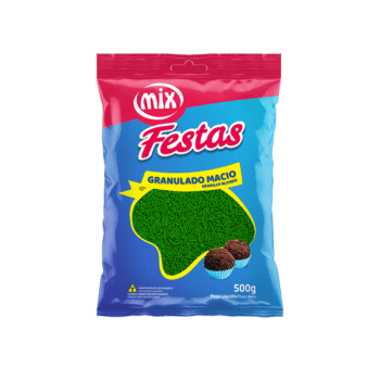 Granulado Macio Verde  500g - Mix