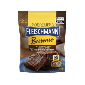 Mistura para Bolo Brownie 400g - Fleischmann
