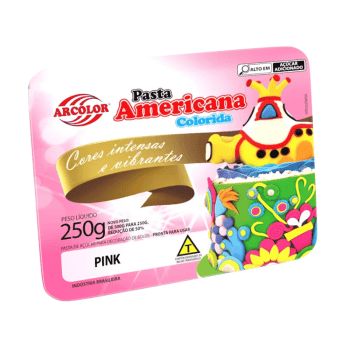 Pasta Americana Pink 250g - Arcólor