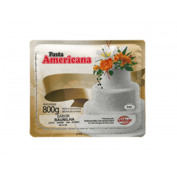 Pasta Americana Baunilha 800g - Arcolor