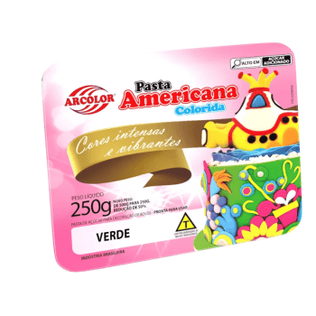 Pasta Americana Verde 250g - Arcólor