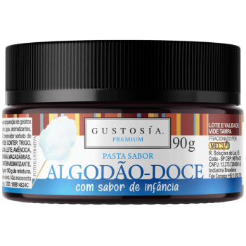 Pasta Saborizante Algodão Doce 90g - Gustosía Premium