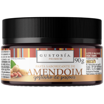 Pasta Saborizante Amendoim 90g - Gustosía Premium 